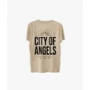 Black "City Of Angels" Back Print Tee — IT Blacksmiths (Soft ring-spun cotton tee with a hand-drawn "City Of Angels" graphic on the back. Small chest logo on the front.)