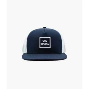 Navy Cotton Trucker Cap — IT Blacksmiths (Deep navy cotton trucker with contrast stitching and embroidered patch on the front.)