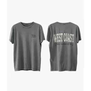 Oversized Washed Grey Cotton T-Shirt — IT Blacksmiths (Heavyweight 240gsm cotton, garment-dyed for that broken-in feel. Drop shoulder, oversized boxy fit.)
