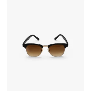 Semi-Rimless Titanium Sunglasses — IT Blacksmiths (Lightweight titanium semi-rimless frames with smoke gradient lenses and silicone nose pads.)