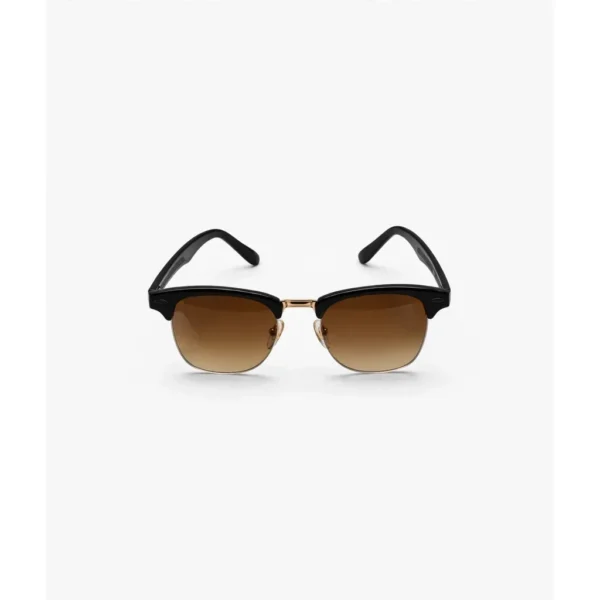 Semi-Rimless Titanium Sunglasses — IT Blacksmiths (Lightweight titanium semi-rimless frames with smoke gradient lenses and silicone nose pads.)