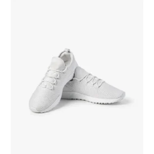 White Leather Low-Top Sneakers — IT Blacksmiths (Minimal white leather sneakers with perforated toe box and vulcanised rubber sole. A clean foundation for everyday streetwear.)