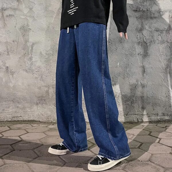 Men's Straight Loose American Design Jeans