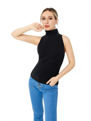 PixCake Women's Stretch Casual Turtleneck Sweater