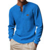 12173fbe-e141-463f-887a-ef93b513fde3.jpg Waffle Buckle Quick-drying Raglan Henry Long Sleeve