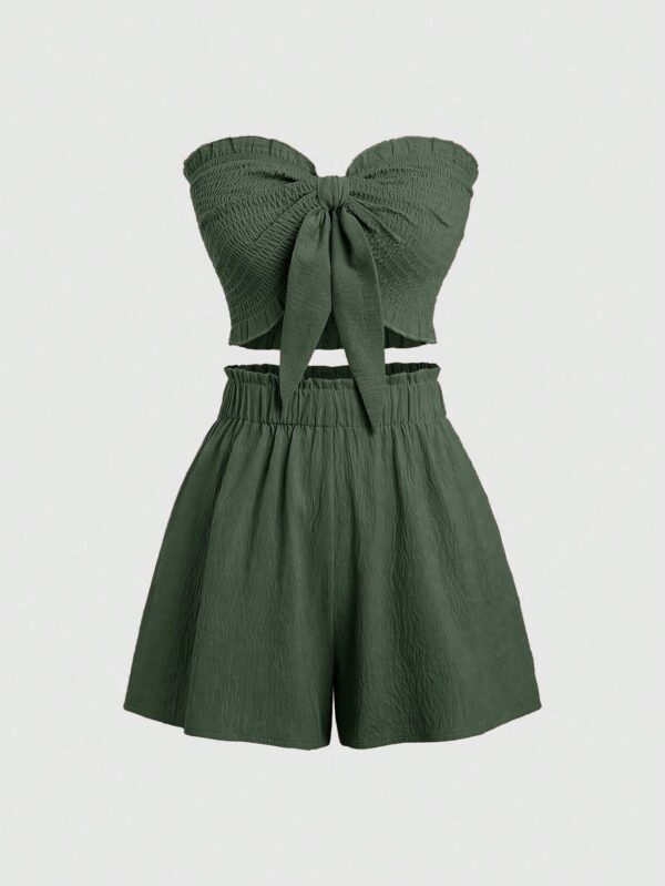Two Piece Clothes Set With Wrapping Top Summer Co Ordbeach Co Ordfestival Co Ord
