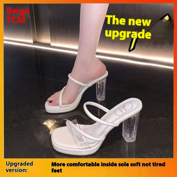 1b2e8b0f-92c1-490e-9ca9-1a482e2daf52_fine Open Toe With Chunky Heel Platform High Heel Sandals