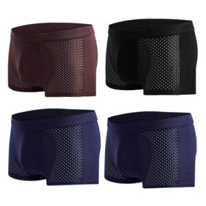 26702948876706 Summer Men's Underpants Mesh Toe Mid-Waist Men's Boxer Shorts