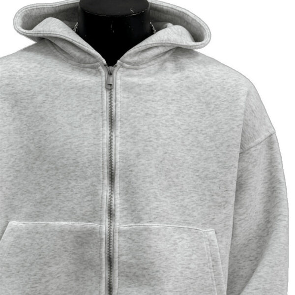 Back Schoolbag Design Men's Coat Flower Gray