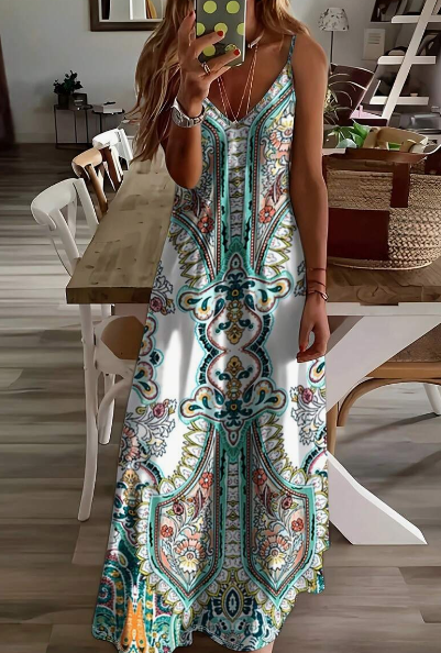 Allover Print Cami Dress