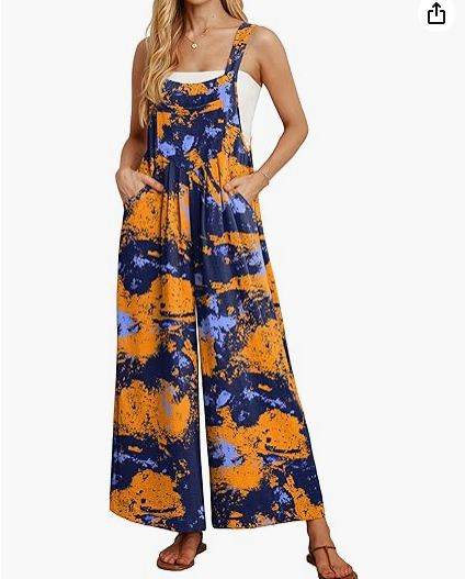 Casual Loose Jumpsuit With Pockets