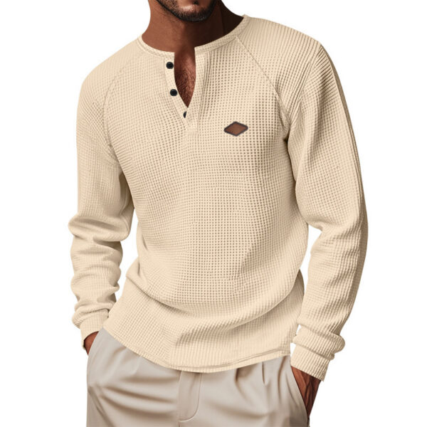 42267f8a-8ef8-4eb8-8a6d-e31c3c4c3d42.jpg Waffle Buckle Quick-drying Raglan Henry Long Sleeve