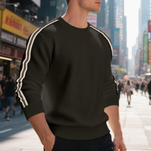 4fe160c6-656e-400c-b2d9-f918b029a3f7.jpg Casual Men's Loose Round Neck Sweater Thin