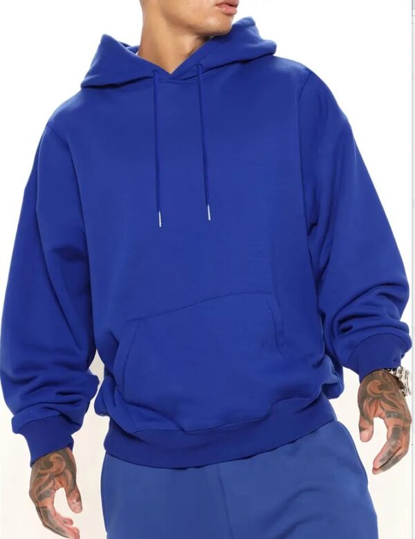 50a6d5c9-72ec-4564-9a37-0c6b611699ee.jpg Men's Solid Color Hooded Jumper