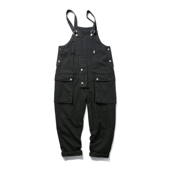 Retro wide-leg straight sling work pants