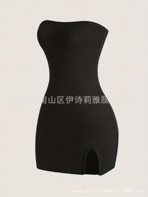 Sexy Tube Top Slim Fit Hip-hugging Short Dress
