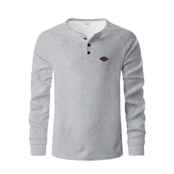 6d1c342e-e87c-4452-8cef-1c00200877b6.jpg Waffle Buckle Quick-drying Raglan Henry Long Sleeve
