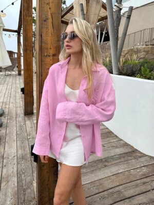 7072a0a9-c2c5-48e5-8fbf-17d465d2c23e Women's Solid Color Casual Long Sleeves Cardigan Coat Blouse