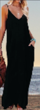 82841fe9-5bcf-41dd-954d-3389ca5e7398 Poetsky Womens Casual Strappy V Neck Sleeveless Flowy Pockets Loose Long Maxi Beach Dress Sundress