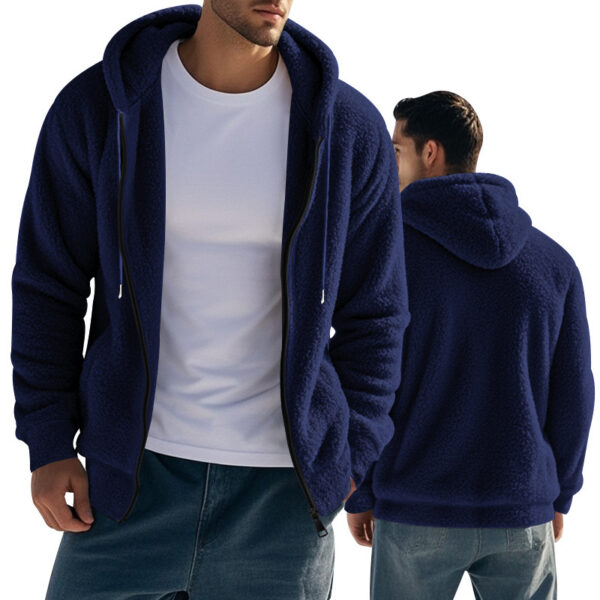 Loose Cardigan Casual Hooded Jacket Sweater Men
