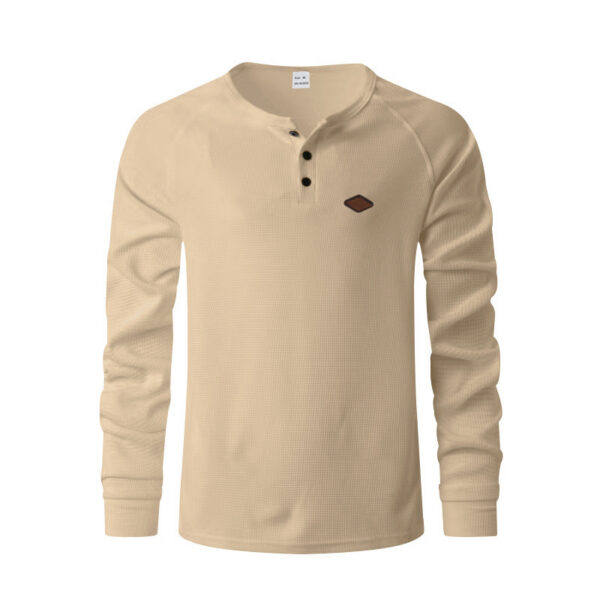 86de1cff-9d10-4ea8-9851-5bbc07265a20.jpg Waffle Buckle Quick-drying Raglan Henry Long Sleeve