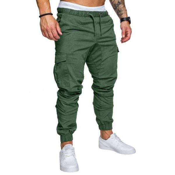 a0dbedda-acec-47d5-b043-7c0b1c7964e7.jpg Men's Woven Fabric Casual Pants Corset Pants