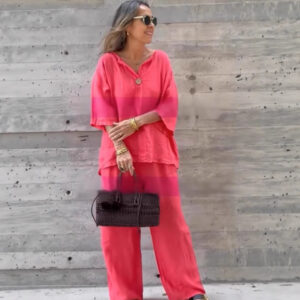 ae77a243-b76a-4ad1-a905-6f23829ebfab Solid Color Cotton And Linen Casual Suit Pants