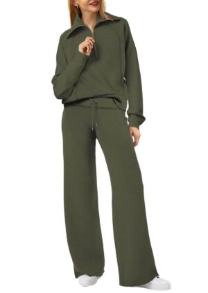 bcd73c5c-adff-402b-9386-3b5ddd2a503f Europe And America Foreign Trade Autumn And Winter Fashion Casual Sport Two-piece Set For Women