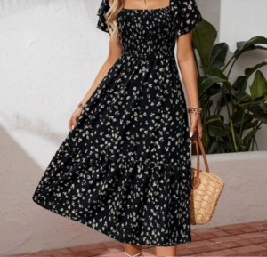 c54b1b8d-3dc3-4537-8fc8-a1aa8bbe57a3 Summer Print Halter Ruffle Dress For Women