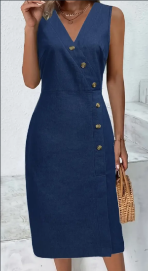 eee44ae9-a016-454b-a1da-6512fb51b120 Summer New Women's Sexy Sleeveless Denim Skirt European And American Style Casual Thin Dress For Women