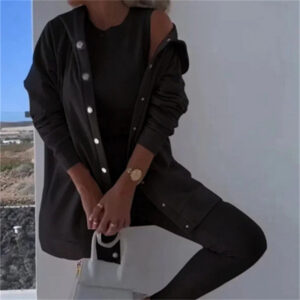 f30a4e50-b664-4f9f-aef5-a205bc212ed1 Women's Fashion Sports And Leisure Hooded Sweater Vest Pants Three-piece Set