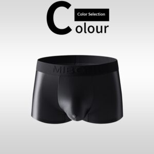 Mens Underwear Business Ice Silk Light Luxury Satin Boxers