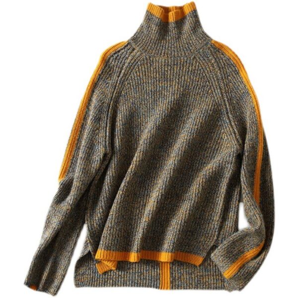 Women's New Retro Thickened Turtleneck Sweater